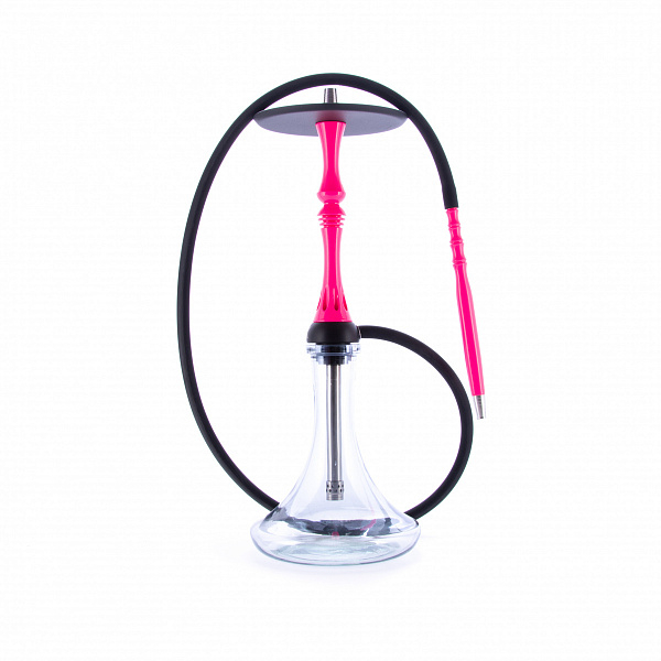 Кальян Alpha Hookah Kappa Rose Fluor (Розовый, 56 см) в Новом Уренгое