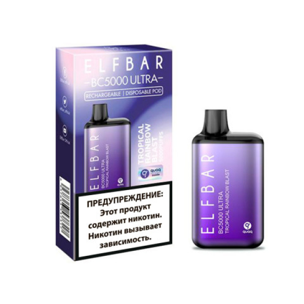 Elfbar BC5000 (Тропические фруктовые конфеты), 5000 тяг в Новом Уренгое