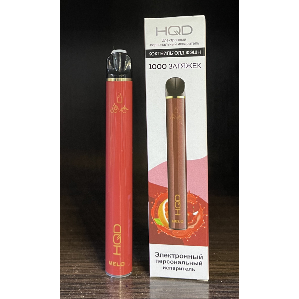 HQD melo coctail old faision (коктейль олд фэйшн) 1000 затяжек в Новом Уренгое