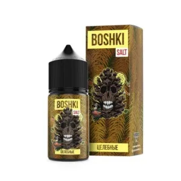 Жидкость BOSHKI Salt Целебные (Мёд трава чай хвоя) (30 мл, 20 мг/мл) в Новом Уренгое
