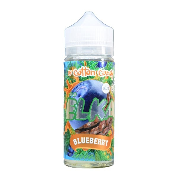 Жидкость Cotton Candy ЁLKA BLUEBERRY (Хвоя С Мятой И Черникой) (120 мл, 0 мг/мл) в Новом Уренгое