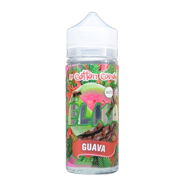 Жидкость Cotton Candy ЁLKA GUAVA (Хвоя С Мятой И Гуавой) (120 мл, 0 мг/мл) в Новом Уренгое
