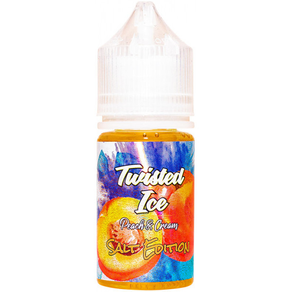 Жидкость Twisted Ice Salt Peach&Cream (Персиково Сливочный Щербет) (30 мл, 20 мг/мл) в Новом Уренгое