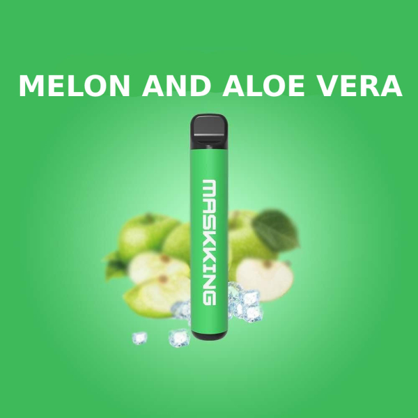 Одноразовая электронная сигарета Maskking High Pro Melon And Aloe Vera (Дыня Алоэ Вера) 1000 затяжек в Новом Уренгое