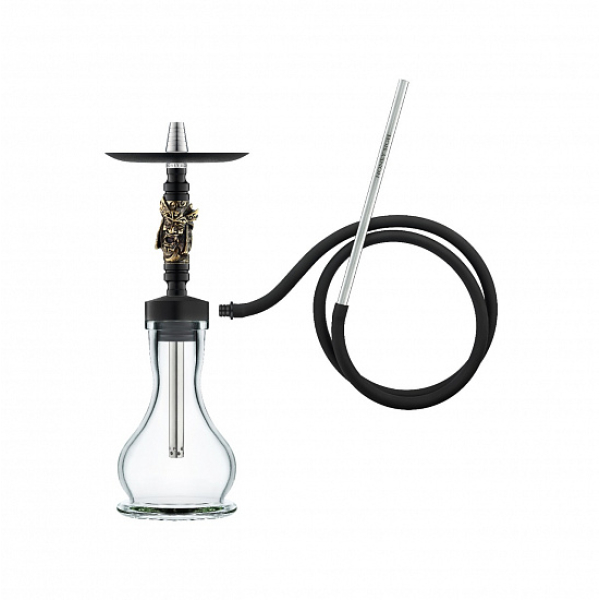 Кальян Honey Sigh Mini Dark Exclusive Samurai Серебристый (38 см) в Новом Уренгое