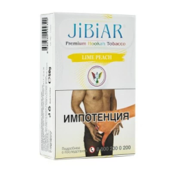 Табак Jibiar Lime Peach  (Лайм персик) 50 гр