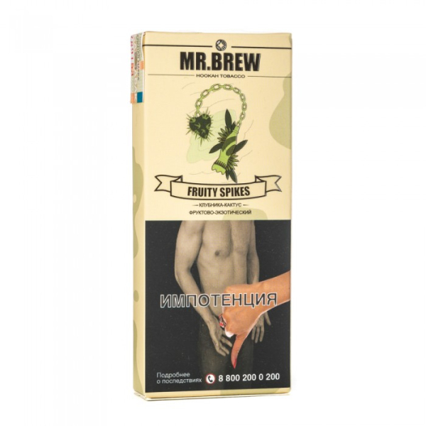 Табак Mr Brew Fruity Spikes (Клубничный сок с кактусом и фейхоа) 40 гр в Новом Уренгое