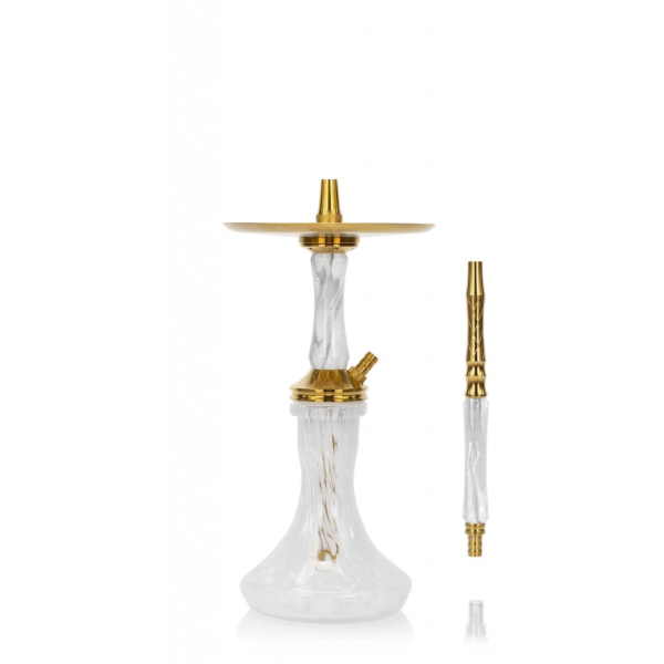 Кальян Ocean Hookah Kaif Small 2 (золотой,белый, 53 см) в Новом Уренгое