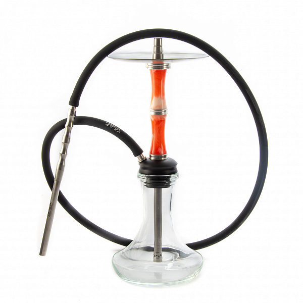 Кальян Y.K.A.P. Mini STR Pro M3 (Оранжевый,Белый, 39 см) в Новом Уренгое