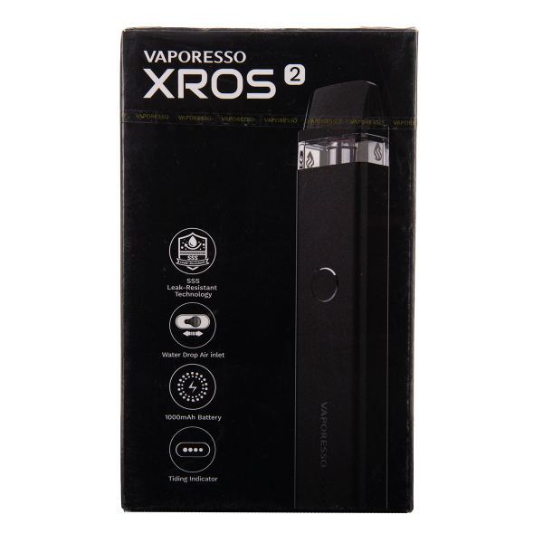 POD-система Vaporesso Xros 2 Black в Новом Уренгое