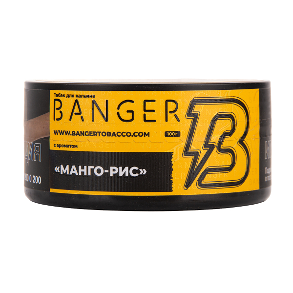 Табак Banger Mango Rice 100 грамм в Новом Уренгое