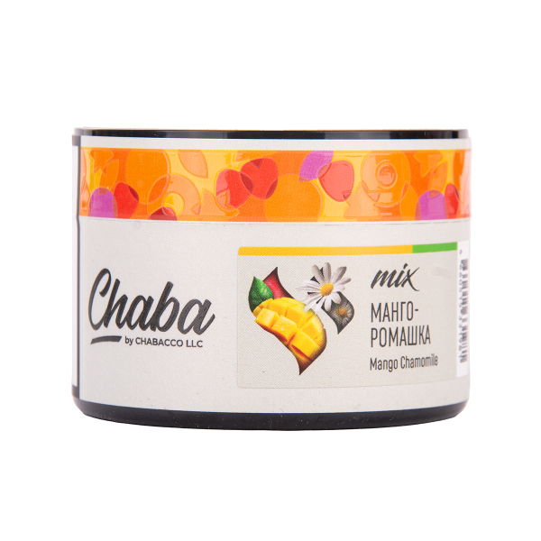 Бестабачная смесь Chaba Mix Mango Chamomile Nicotine Free 50 грамм в Новом Уренгое
