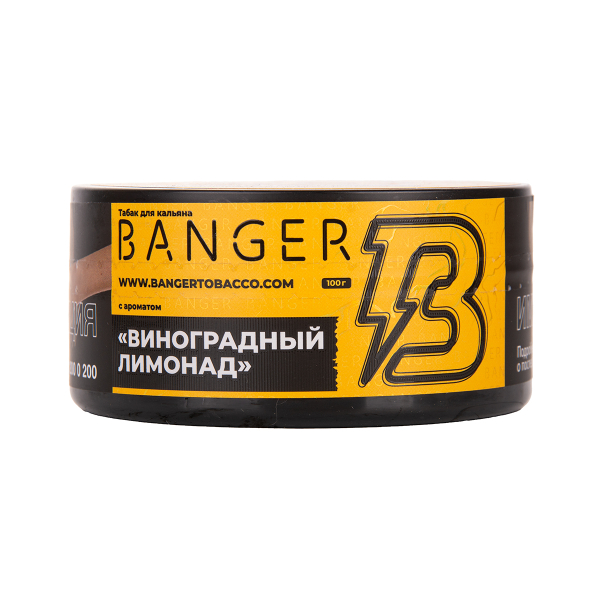 Табак Banger Grape Lemonade 100 грамм в Новом Уренгое