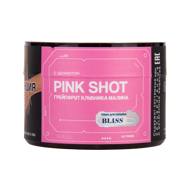 Табак BLISS Pink Shot 40 грамм в Новом Уренгое