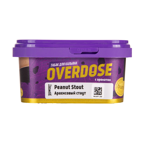 Табак Overdose Peanut Stout 200 грамм в Новом Уренгое