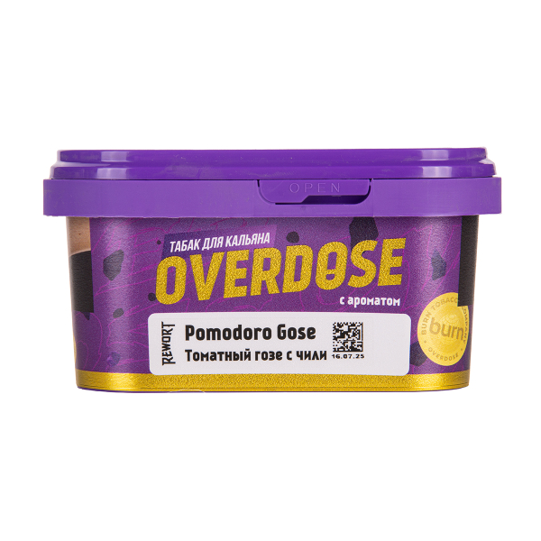 Табак Overdose Pomodoro Gose 200 грамм в Новом Уренгое