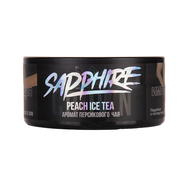 Табак Sapphire Crown Peach Ice Tea 100 грамм в Новом Уренгое
