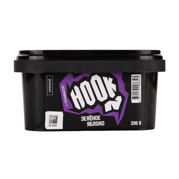 Табак Hook Зелёное Яблоко 200 грамм в Новом Уренгое