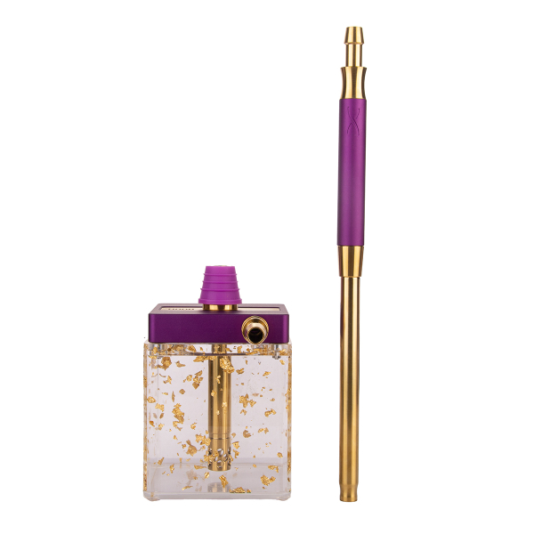 Кальян Hoob Subatom Royal Purple X Gold | Cube Mini Gold в Новом Уренгое