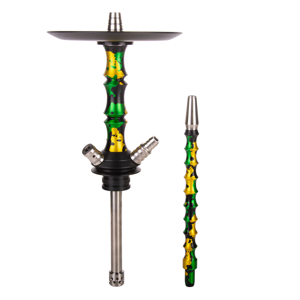 Кальян Mamay Customs Asian Micro Special Anod Зелёно Золотой Камуфляж в Новом Уренгое