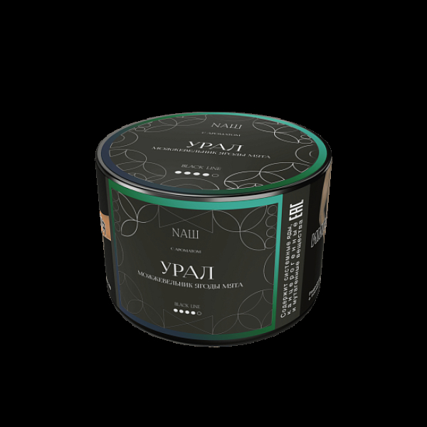 Табак Nаш Black Урал Можжевельник Ягоды Мята 40 грамм в Новом Уренгое