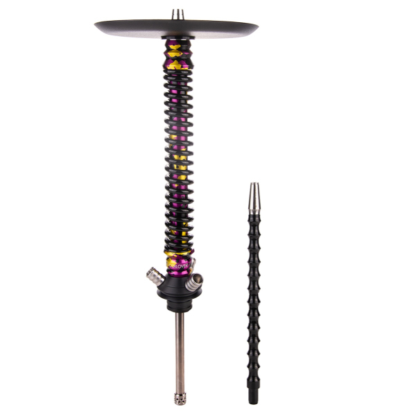 Кальян Mamay Customs Coilover Большой   Пурпурный/золотой Камуфляж Чёрный в Новом Уренгое