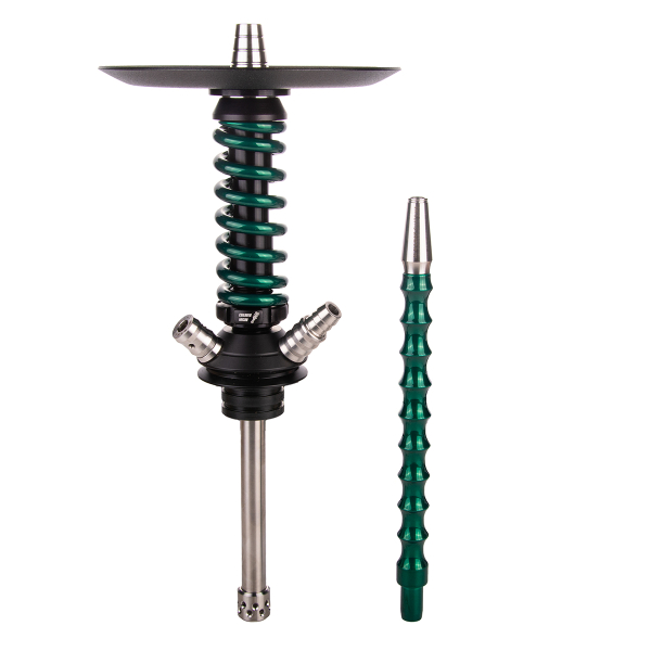 Кальян Mamay Customs Coilover Micro  Чёрный Зелёный Лак в Новом Уренгое