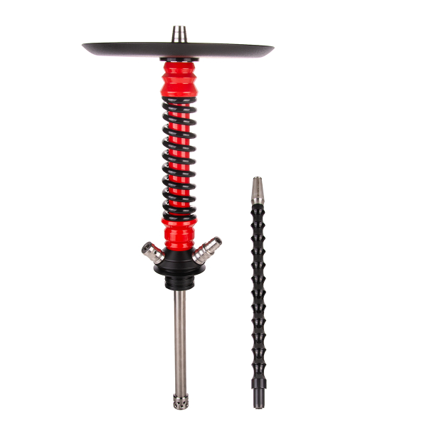 Кальян Mamay Customs Coilover Mini  Красный Чёрный в Новом Уренгое