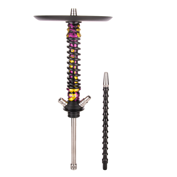 Кальян Mamay Customs Coilover Mini   Пурпурный/золотой Камуфляж Чёрный в Новом Уренгое