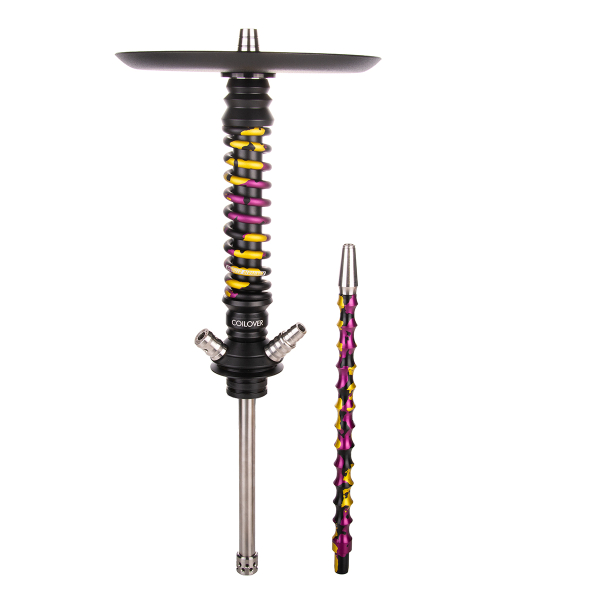 Кальян Mamay Customs Coilover Mini   Чёрный Пурпурный/золотой Камуфляж в Новом Уренгое