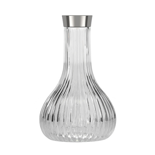 Колба Alpha Hookah Drop Twistlock На Резьбе Прозрачная  Silver в Новом Уренгое