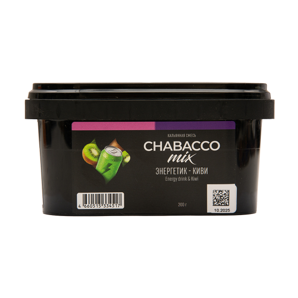 Бестабачная смесь Chabacco Mix Medium Energy Drink & Kiwi 200 грамм в Новом Уренгое