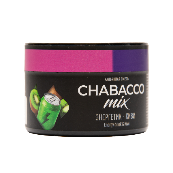 Бестабачная смесь Chabacco Medium Mix Energy Drink & Kiwi 40 грамм в Новом Уренгое