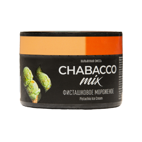 Бестабачная смесь Chabacco Mix Medium Pistachio Ice Cream 50 грамм в Новом Уренгое