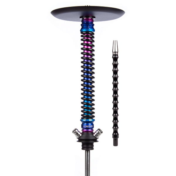Кальян Mamay Customs Coilover Big Anod Blue Space Черный Глянец в Новом Уренгое