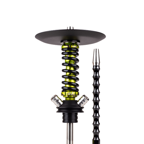 Кальян Mamay Customs Coilovers Micro Anod Oliva Splash Черный Глянец в Новом Уренгое