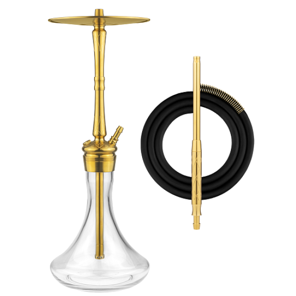 Кальян Hoob Go Pro Gold Фурнитура Gold Prima Быстросъёмное Блюдце в Новом Уренгое