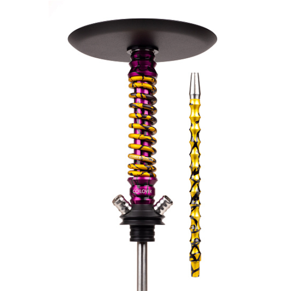 Кальян Mamay Customs Coilovers Mini Special Anod Purple Splash Gold Splash в Новом Уренгое