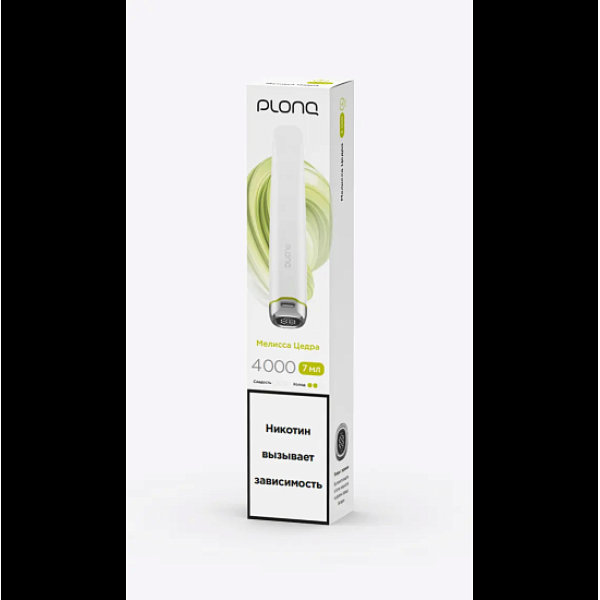 Электронка Plonq Plus Pro 4000 Мелиcса Цедра 4000 затяжек в Новом Уренгое