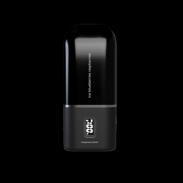 Электронка Soak 13 Ice Blueberries Raspberries Ледяная Черника Малина 13000 затяжек в Новом Уренгое