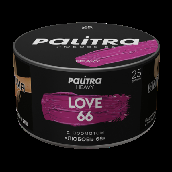 Табак Palitra Heavy Любовь 66 Love 66 25 грамм в Новом Уренгое